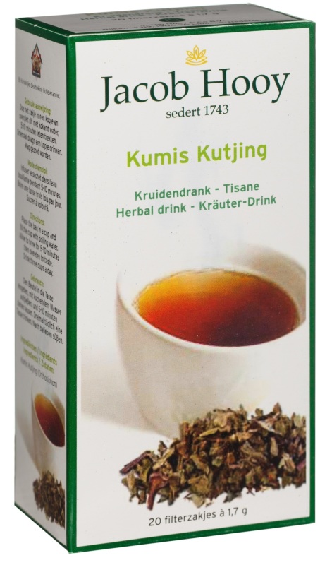 Jacob Hooy Kumis kutjing theezakjes 20st