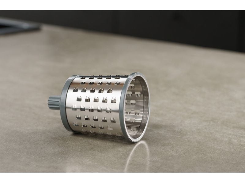 Zyliss Trommelreibe Universal / Bircher Schwarz/Silber Küchenreibe