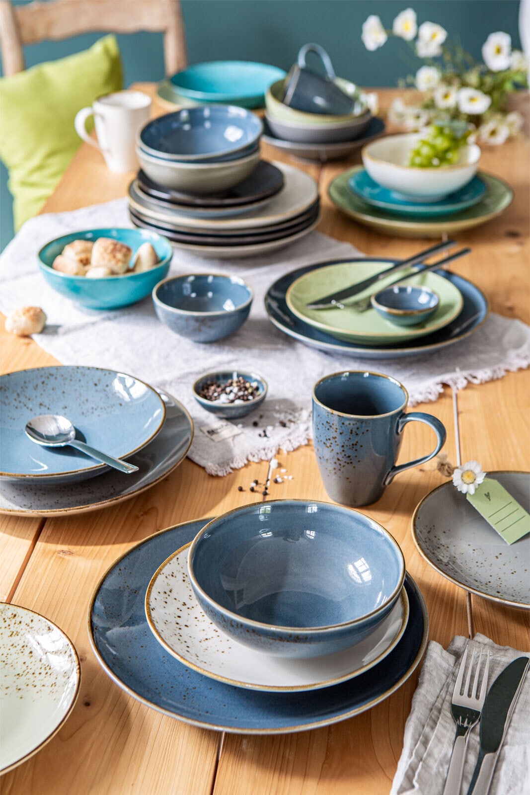 CreaTable Müslischale NATURE COLLECTION dunkelblau