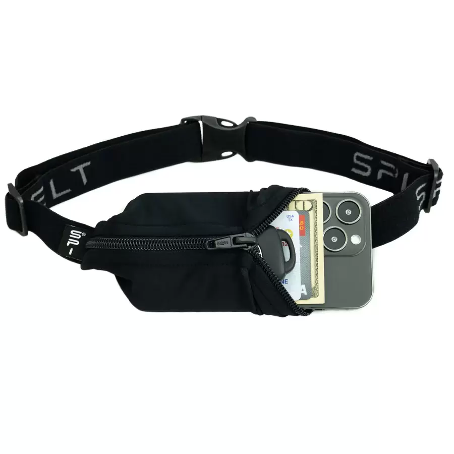 spibelt large pocket 658 alg 7bl black black zip