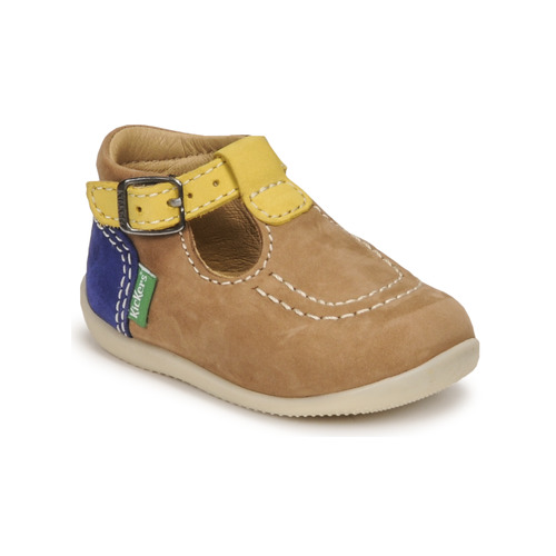 Kickers - BONBEK-2 - Beige / Jaune / Marine