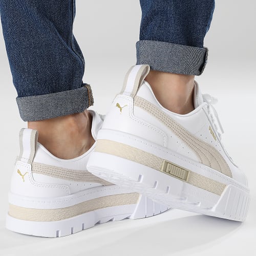 Baskets Femme Mayze Lth 381983 White Peyote