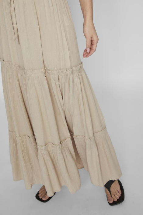 Vila beige dames rok