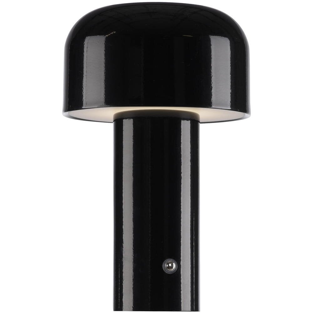 Agnes LED oplaadbare tafellamp in zwart, 1W, 45lm