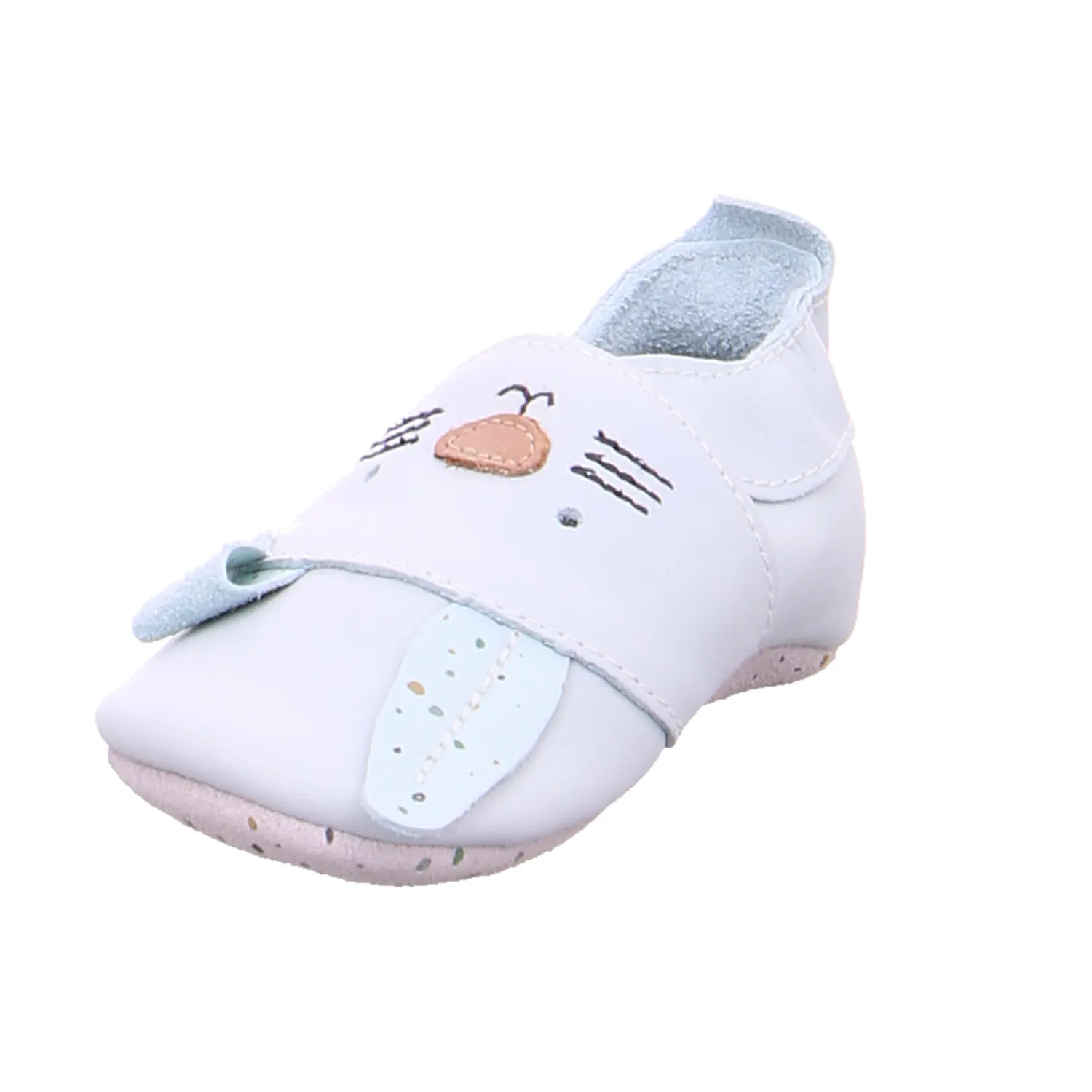 BOBUX Krabbelschuh Hellblau Leder