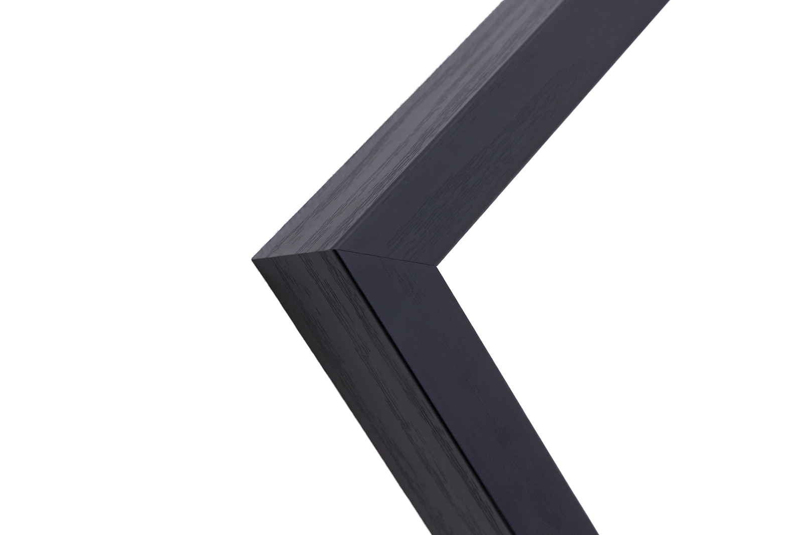 Plano speil Sort 30x40 cm