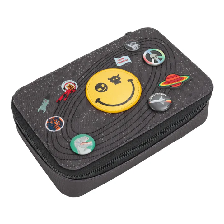 Jeune Premier Trousse Space Invaders | Gris anthracite