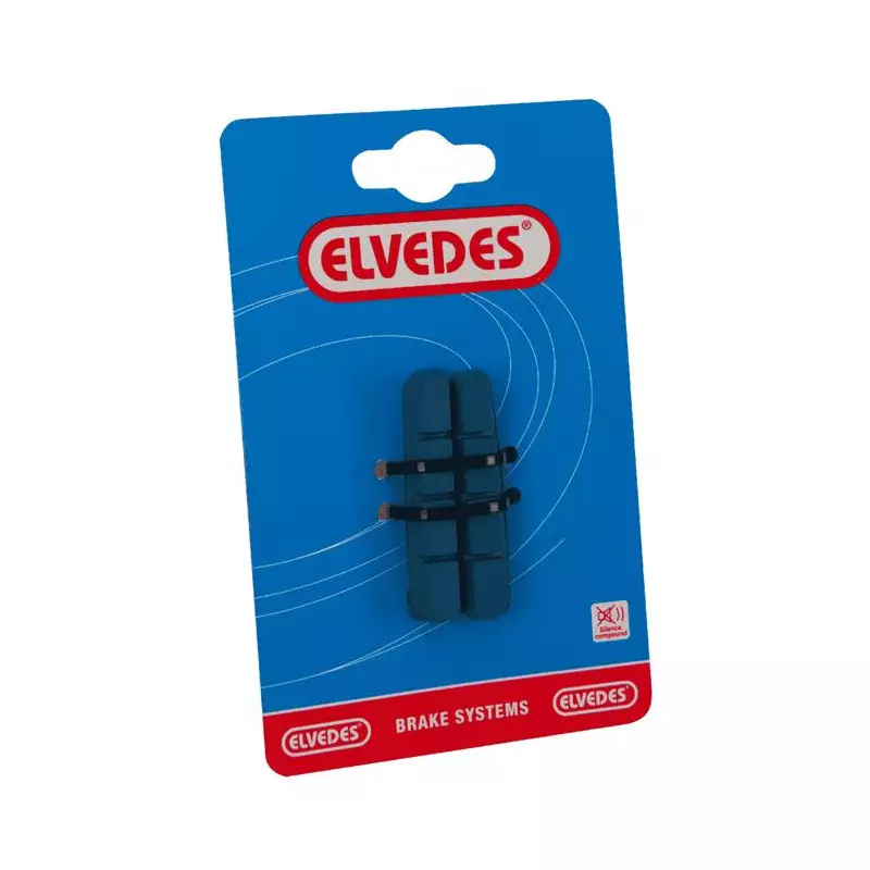 ELVEDES Paire de patins de remplacement route 55mm pour jante Carbone Shimano