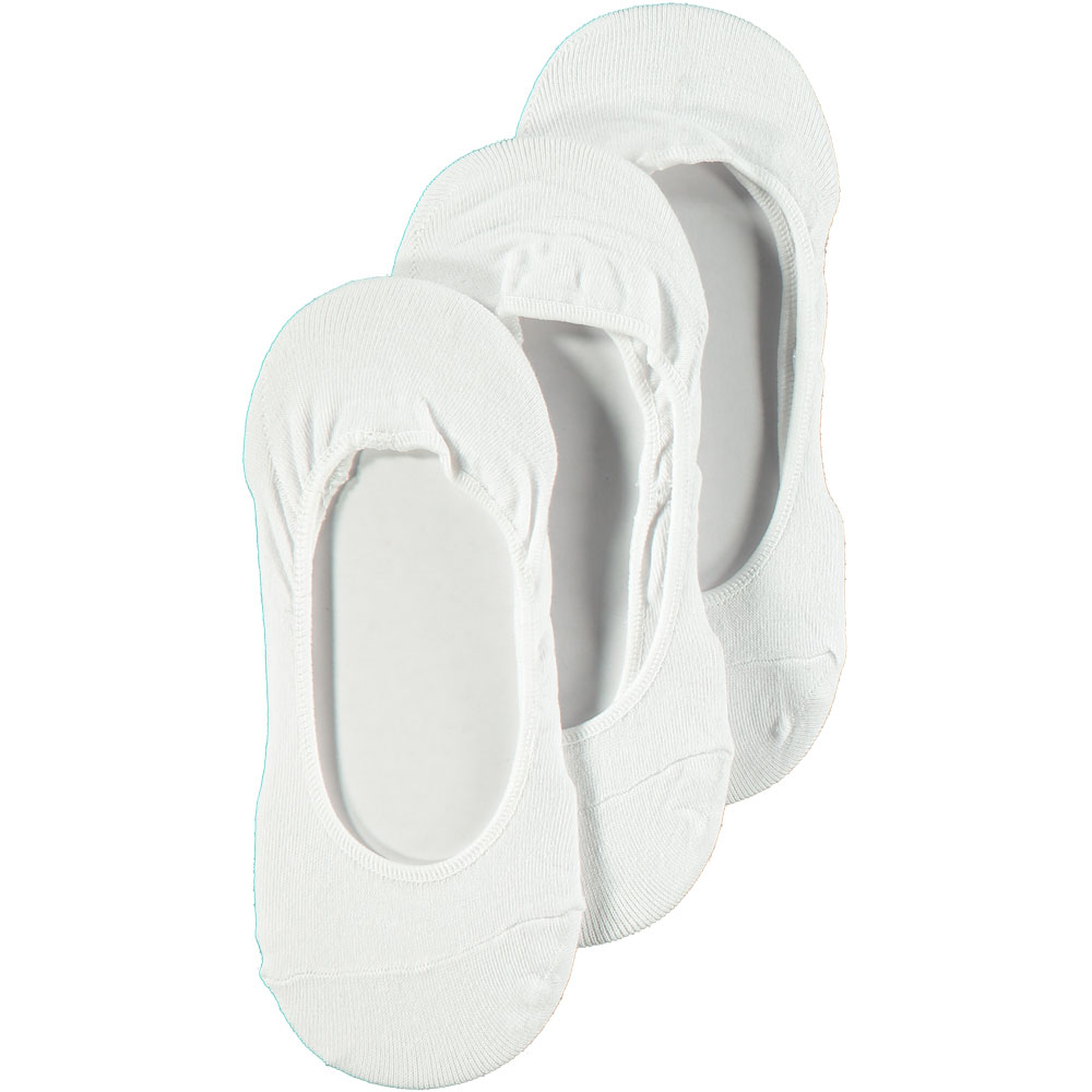 Dames footies  3-Pack Wit kopen? Goed en goedkoop