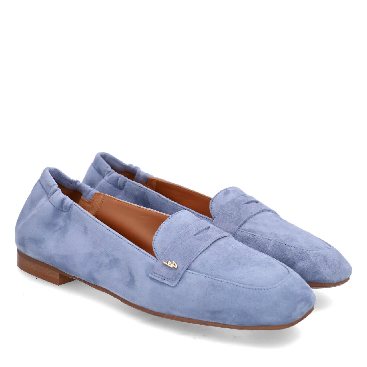 Billi Bi  A6010 ballerinasko - Blue Jeans Suede 511