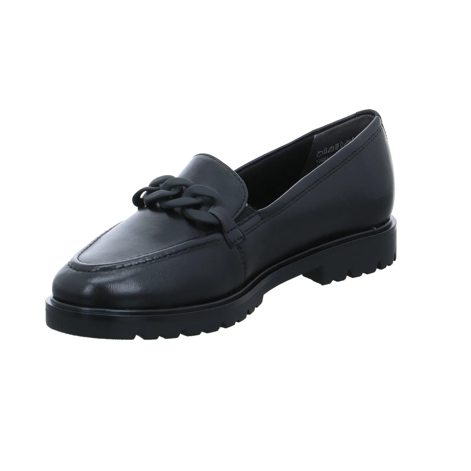 TAMARIS Slipper Schwarz Leder