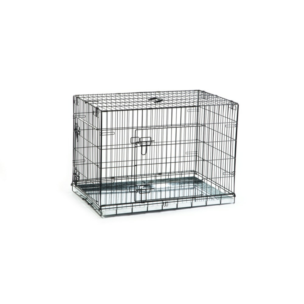 Beeztees Hondenbench 2 Deurs Zwart89 x 60 x 66 cm