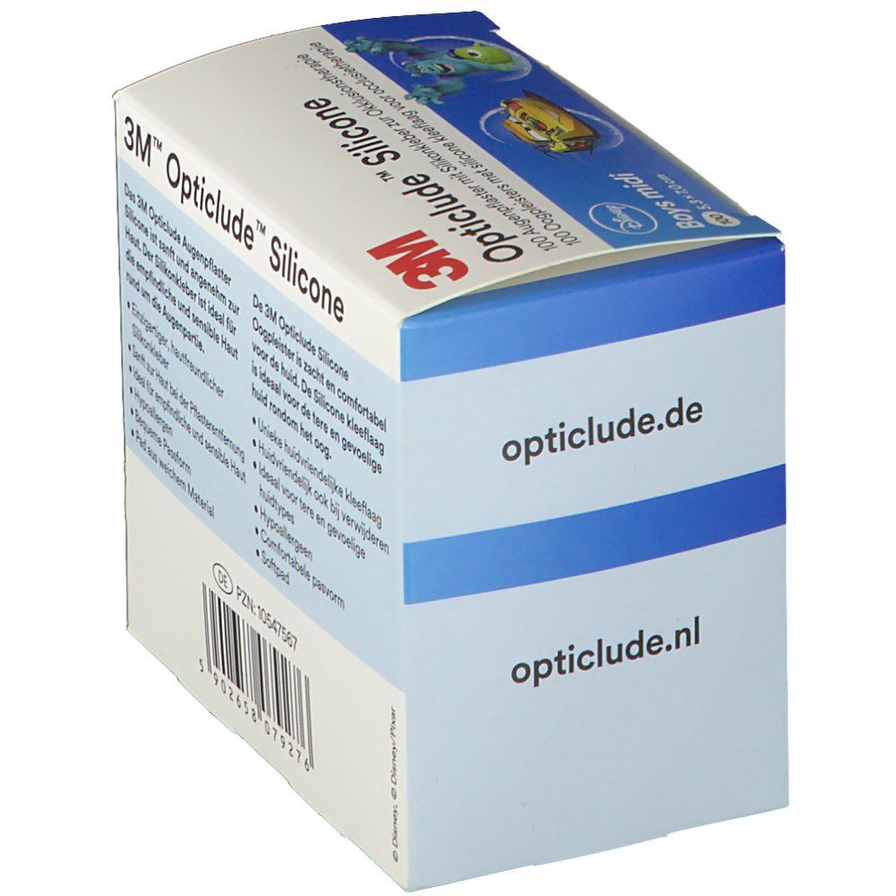Opticlude 3M Silicone Boys midi 5,3 cm x 7 cm