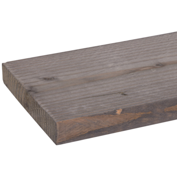 Steigerplank Douglas grijs reliëf 30x195 mm 250 cm