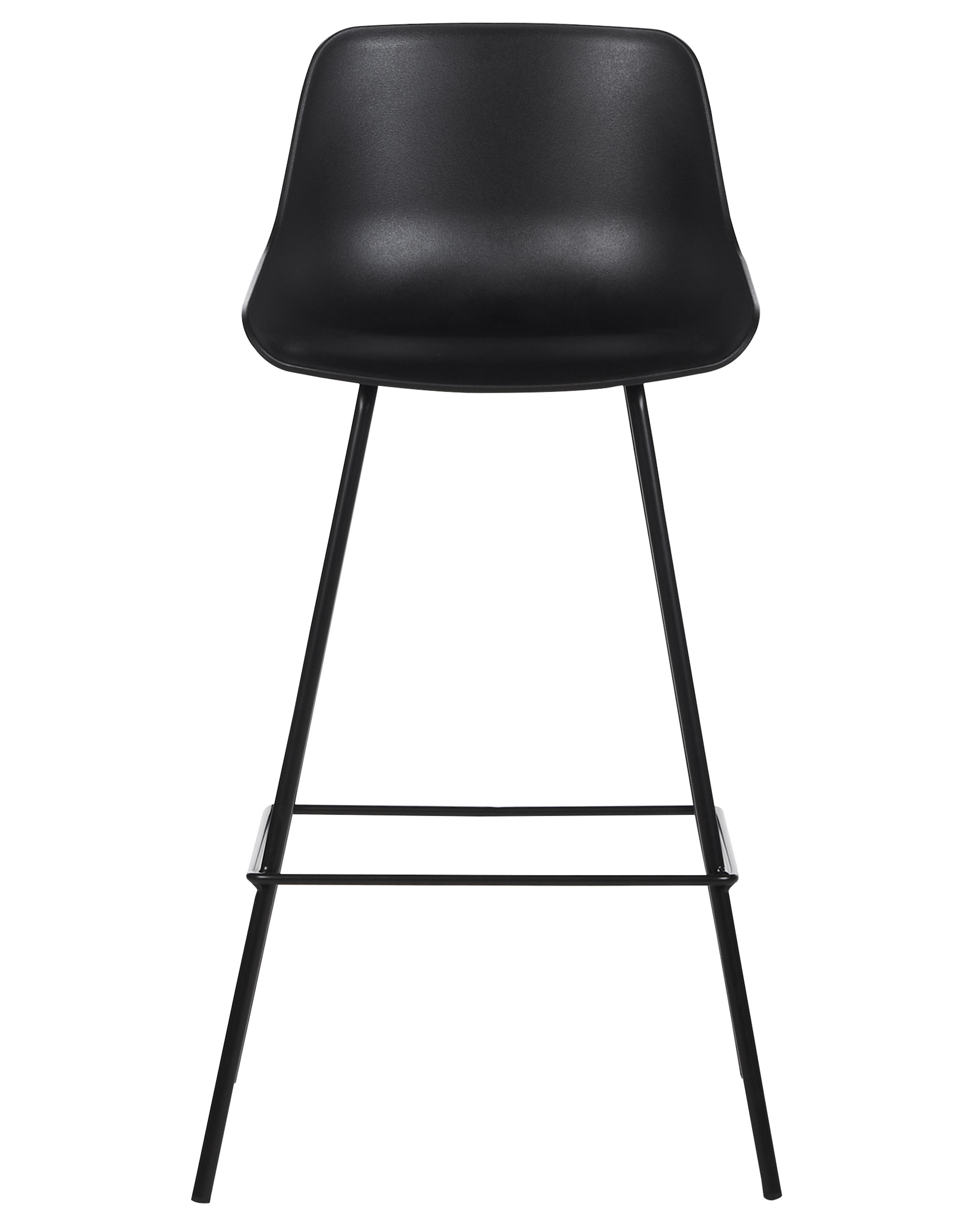 Set van 2 barstoelen EMMET Zwart
