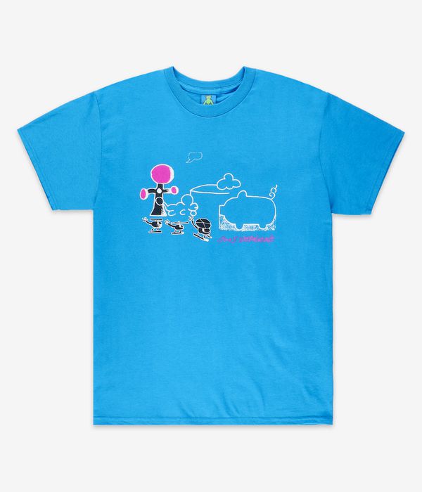 Frog Cloud Landed T-Shirt (turquoise)