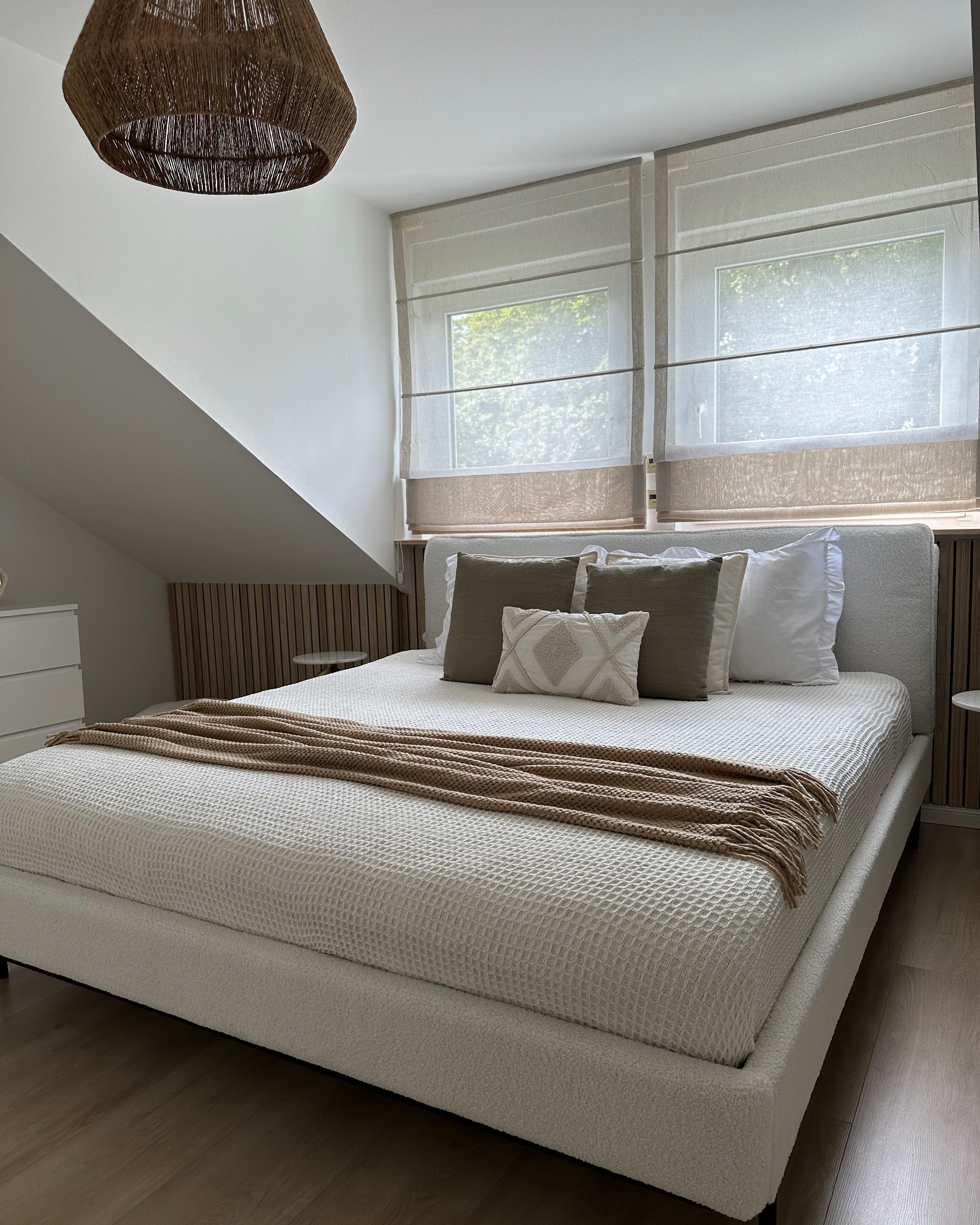 Sprei CHAGYL Katoen 220 x 240 cm Lichtbeige