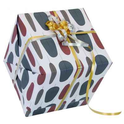 Logistipack - Papier cadeau mat - 70 cm x 40 m - 70 g/m² - gris/marron