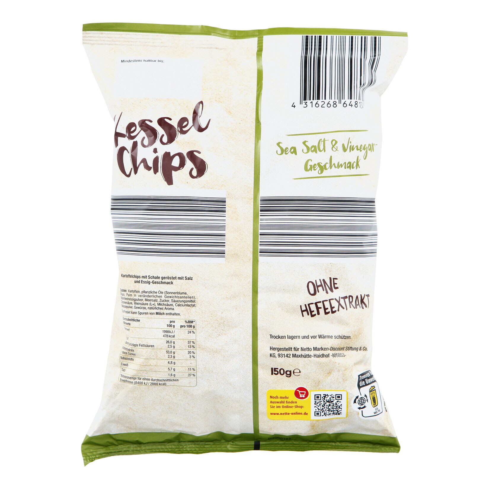 Clarkys Kesselchips 150 g, verschiedene Sorten, 10er Pack