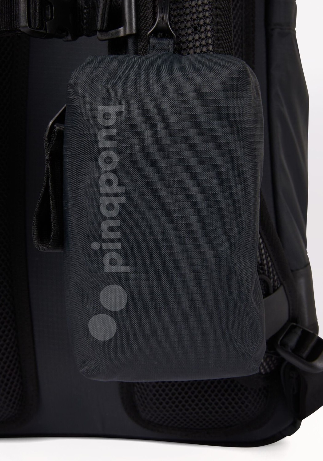 Pinqponq Fahrrad-Rucksack Komut Medium Backpack Pure Black