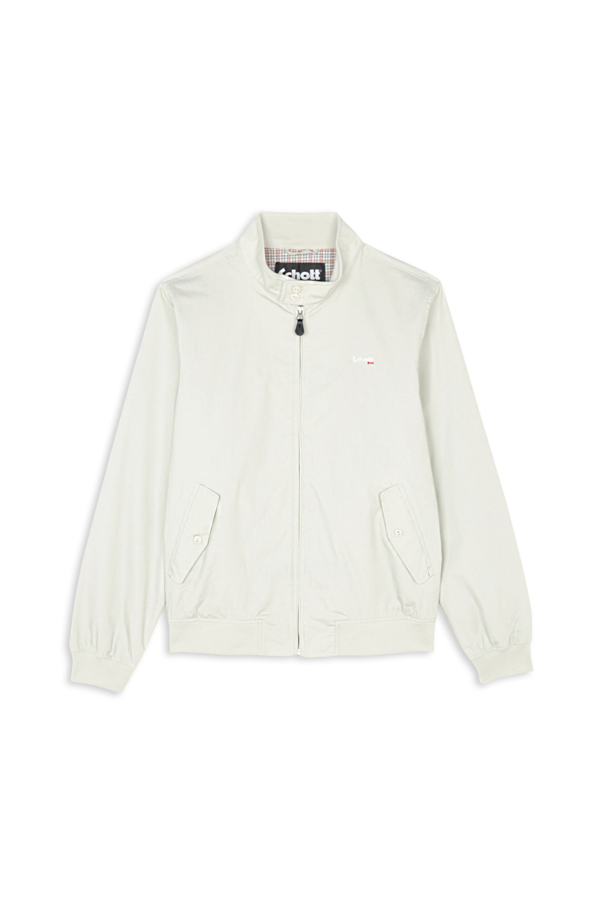 SCHOTT Veste  BLOUSON COURT CASUAL BRODERIE POITRINE SCHOTT Vert