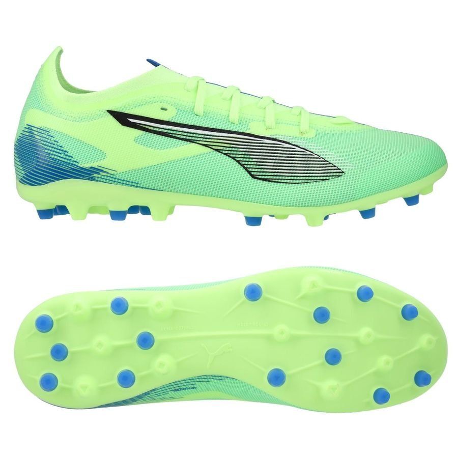 PUMA Ultra 5 Match MG Lights Out - Fizzy Apple/Blanc/Bleu