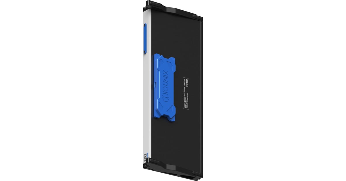 IqunixEZ63 Magnetic Switch Gaming HE Keyboard, gaming toetsenbord  (Zwart/blauw, US lay-out, US-International, Gateron Magnetic Jade Pro, 60%, RGB, Double Shot PBT Keycaps, Tweedekans)