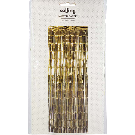 Salling lamettagardin 90x250 cm - Guld