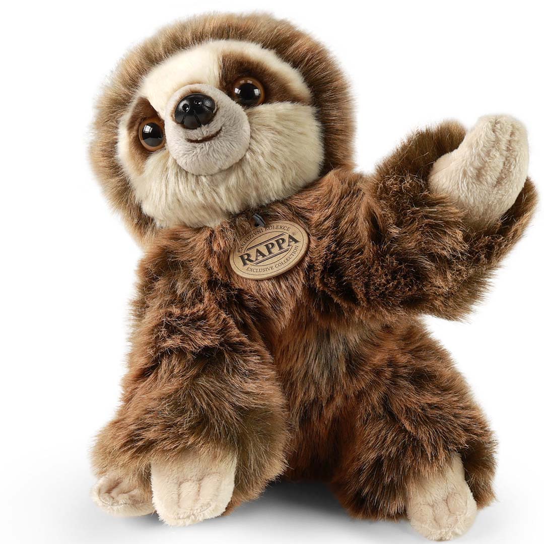 Rappa knuffelluiaard zittend - 25 cm