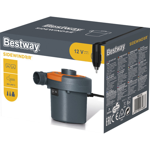 Bomba de ar Bestway Sidewinder 12V AC/DC