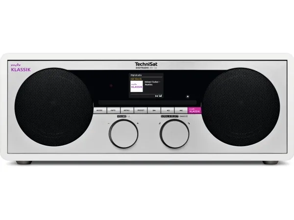 TechniSat DigitRadio 451 CD mdr Klassik Edition - Audiosystem - 2 x 10 Watt - hvid
