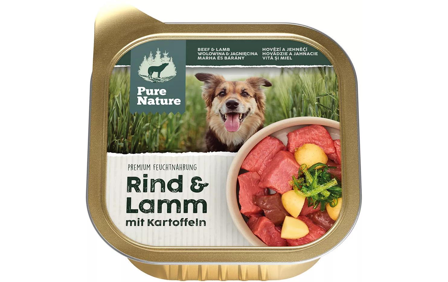 Nassfutter Rind&Lamm, 150 gAlleinfuttermittel für ausgewachsene Hunde