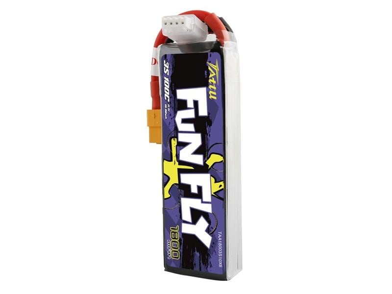 Tattu RC-Akku LiPo 1800 mAh 11.1 V 100C Funfly Softcase 3S LiPo-Akku für Multikopter mit XT60 Stecker