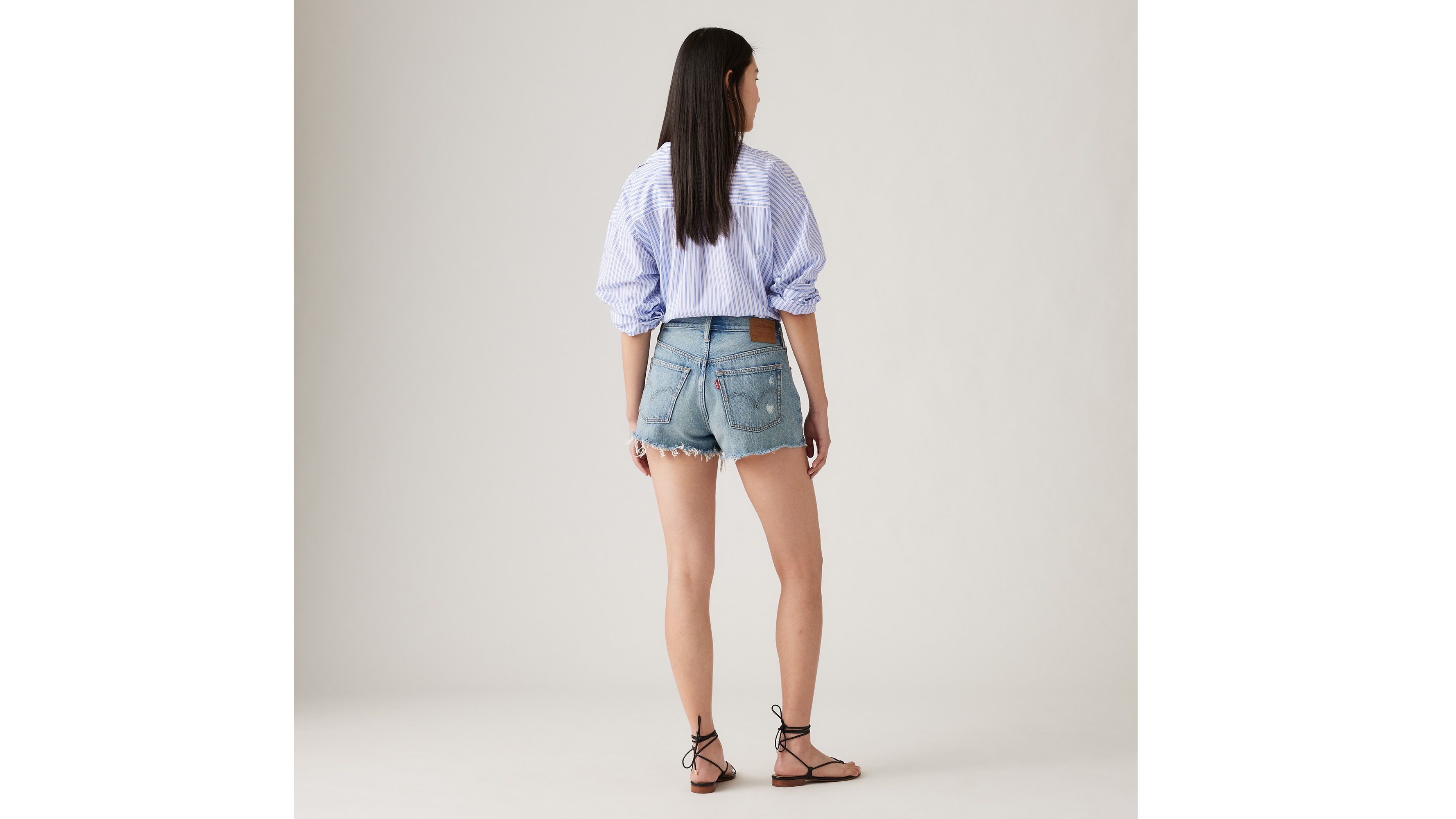Short jean 501® Original taille haute - Vague Finish - Bleu