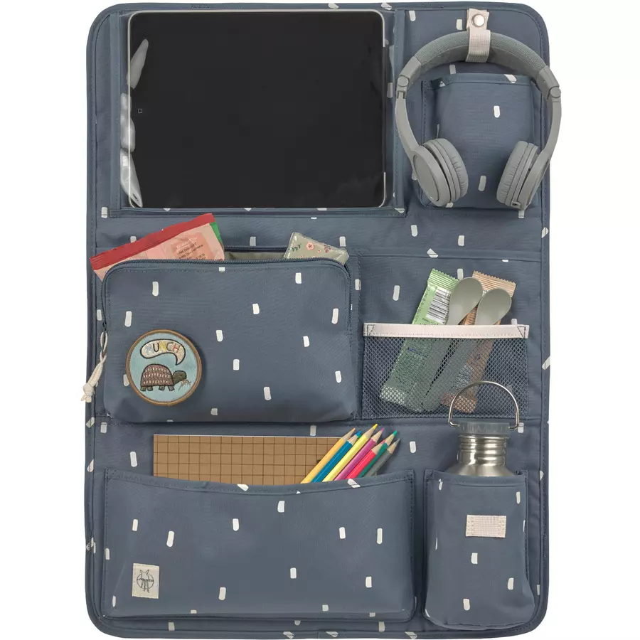 LÄSSIG Car Wrap-to-Go Happy Prints midnight blue