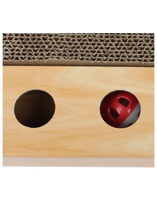 Adori Kartonnen Krabplank Liv - Krabpalen - 48x25x5 cm Bruin