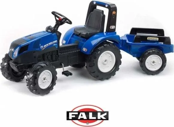 FALK New Holland traktor med vogn (808-141)