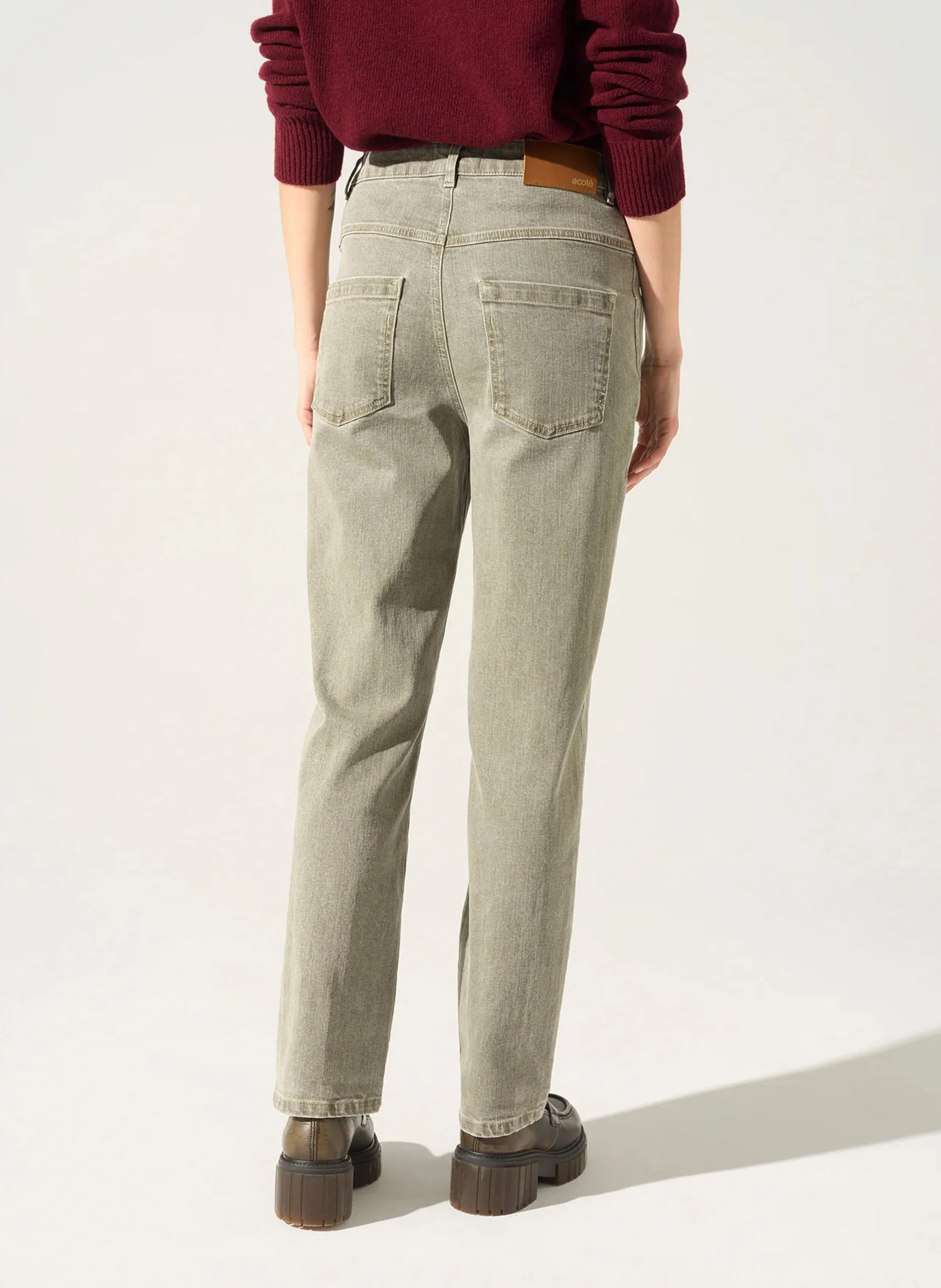 INDIA - Jean droit| Vert