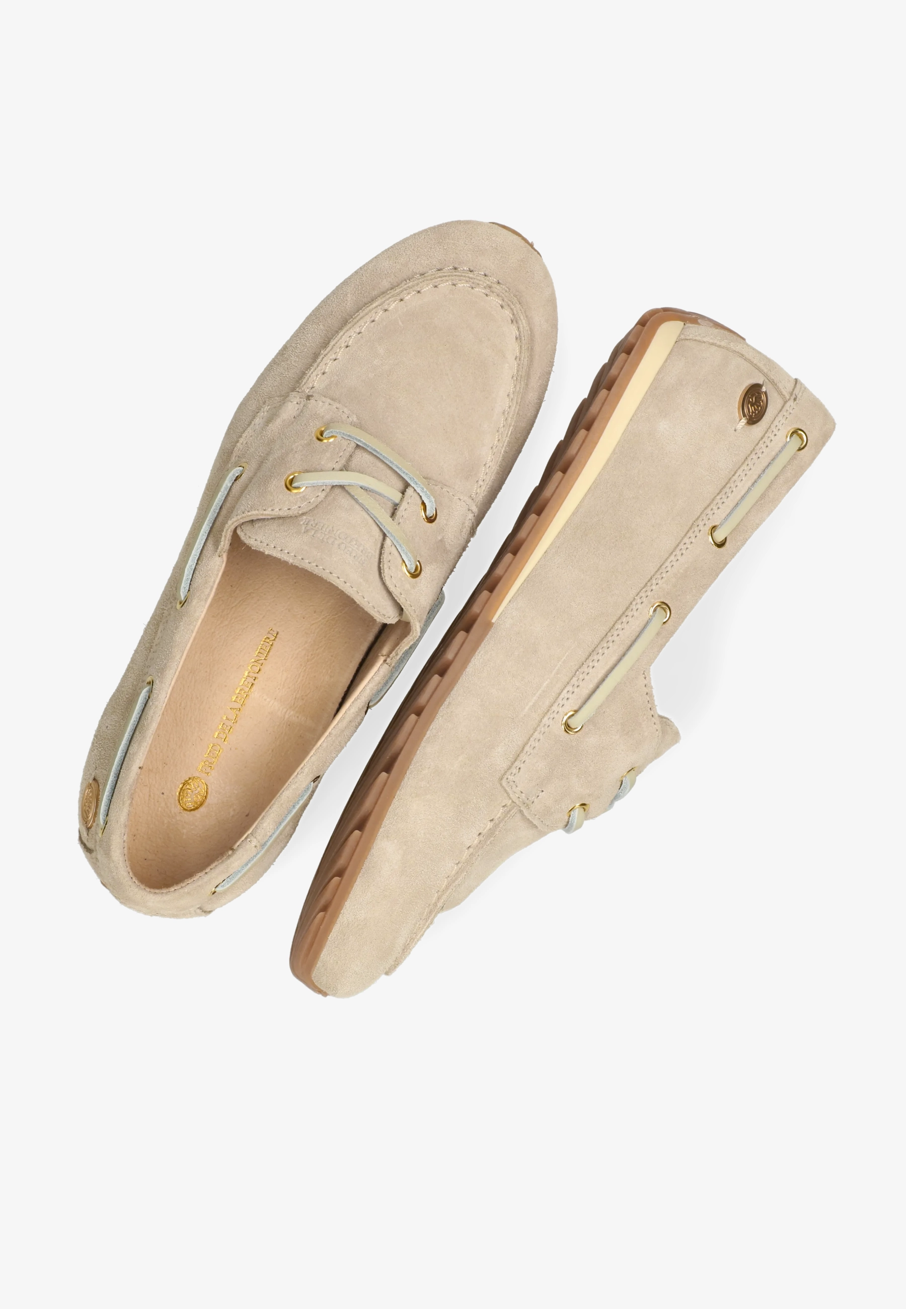 UTA MOCCA Moccasin suede Beige