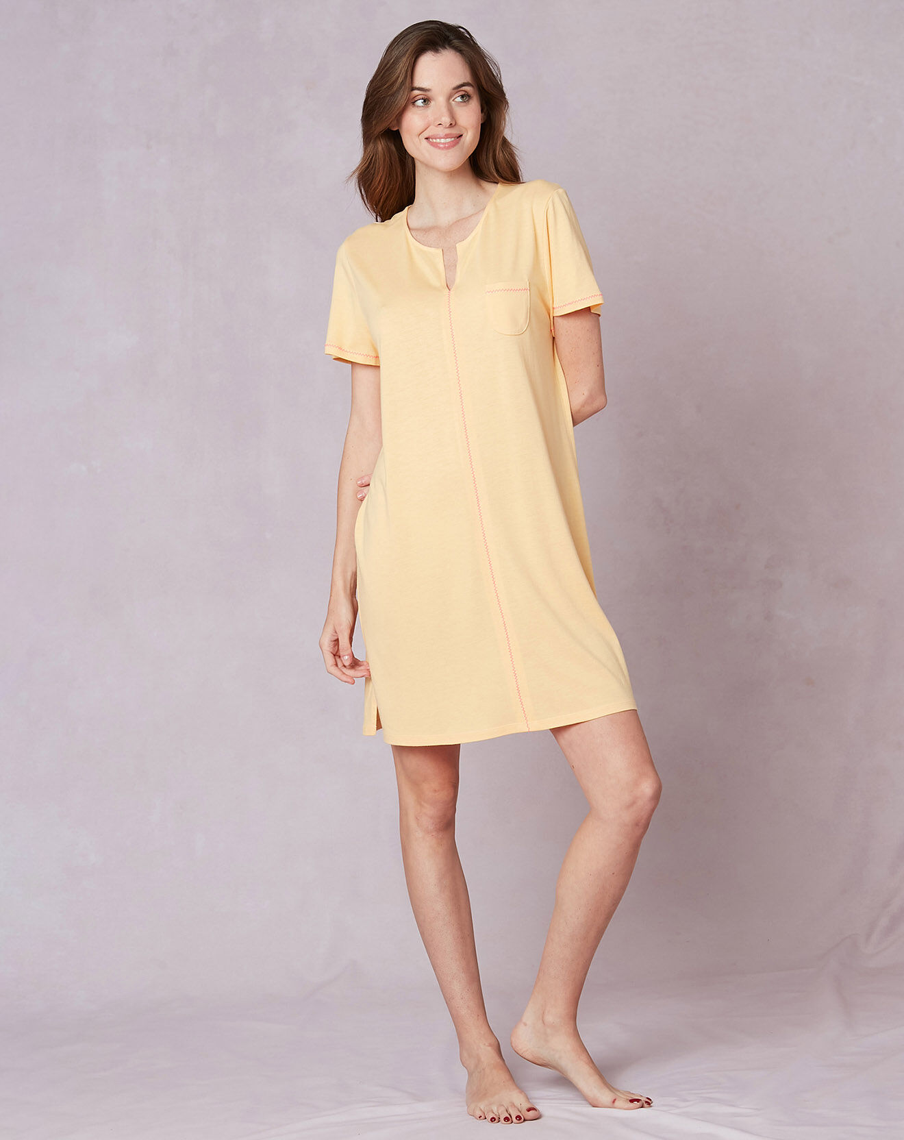 Le Chat Chemise de nuit Fancy jaune