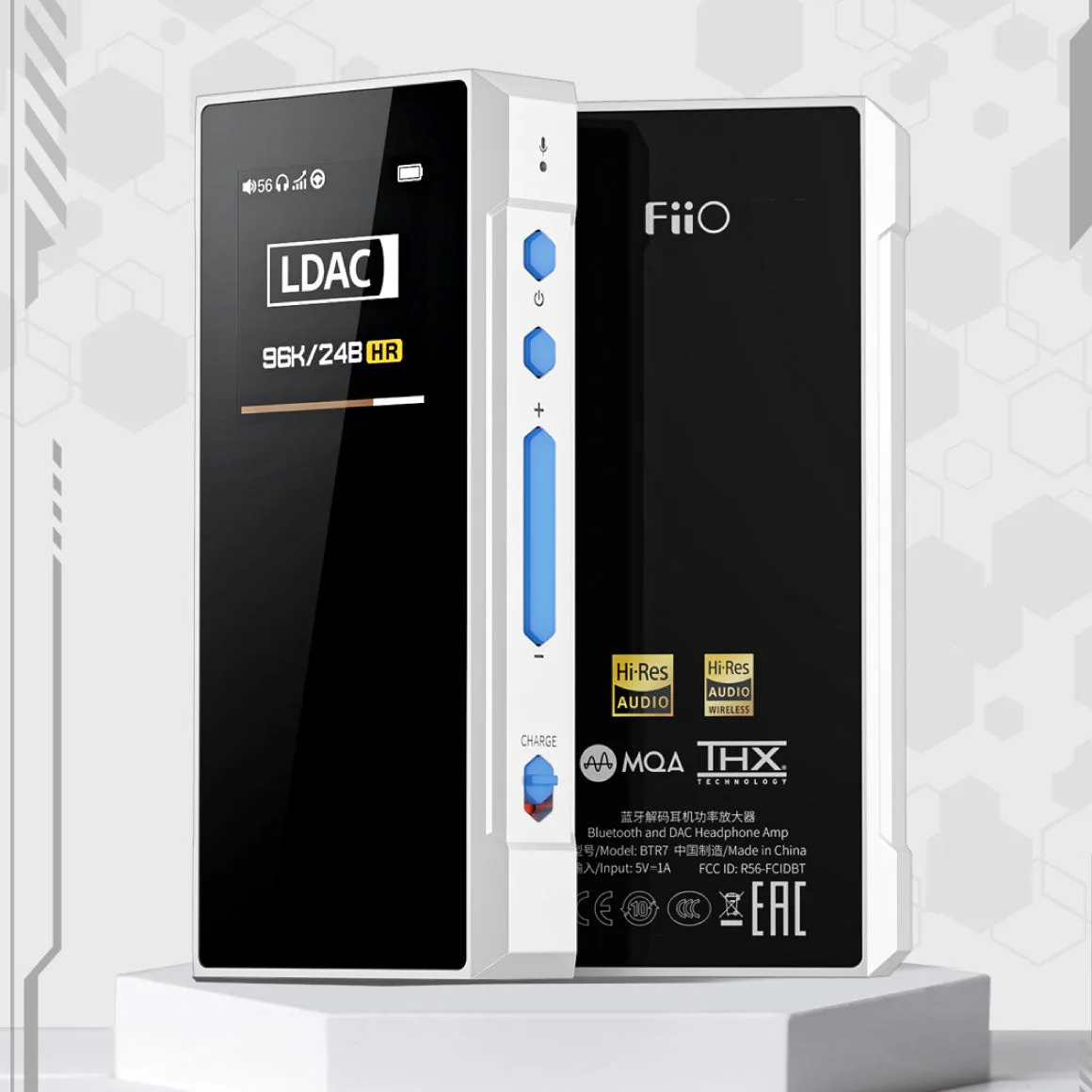 Fiio BTR7 USB-C blanc Récepteurs Bluetooth