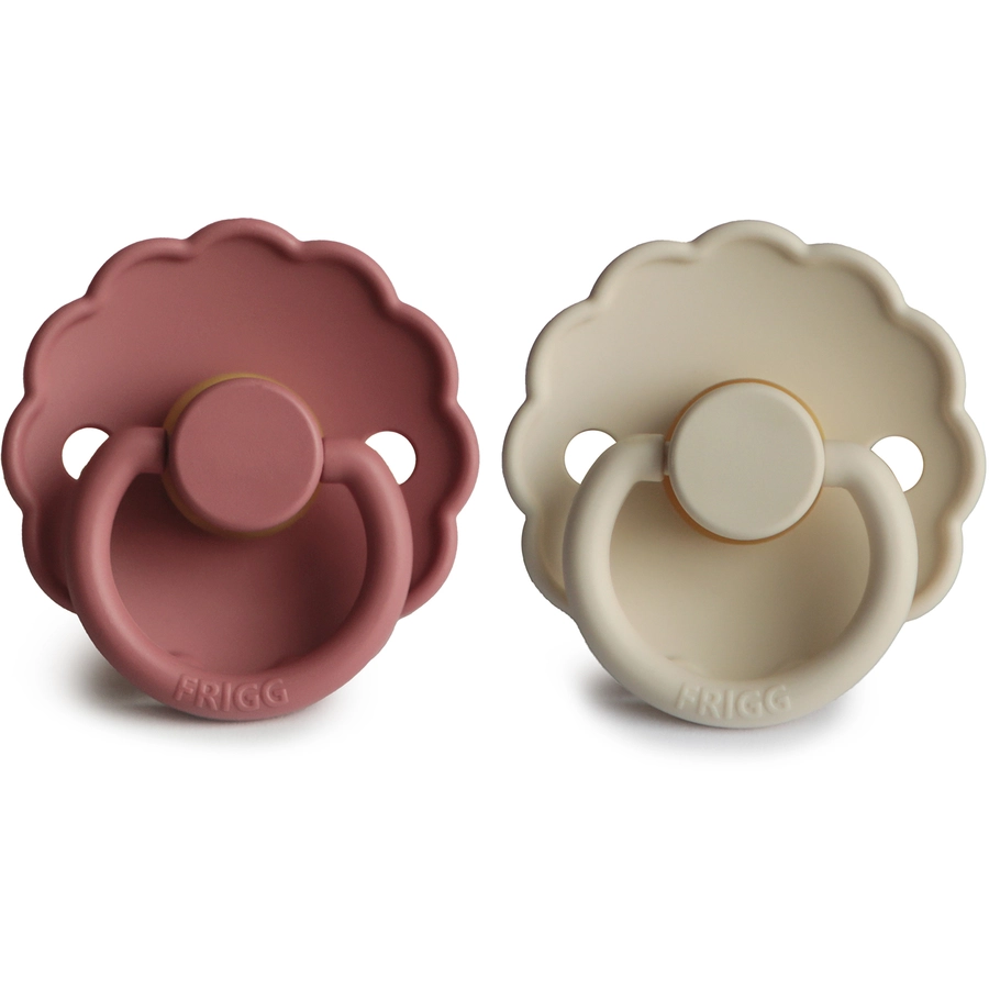FRIGG Schnuller Daisy CreamPowder Blush 0-6 Monate