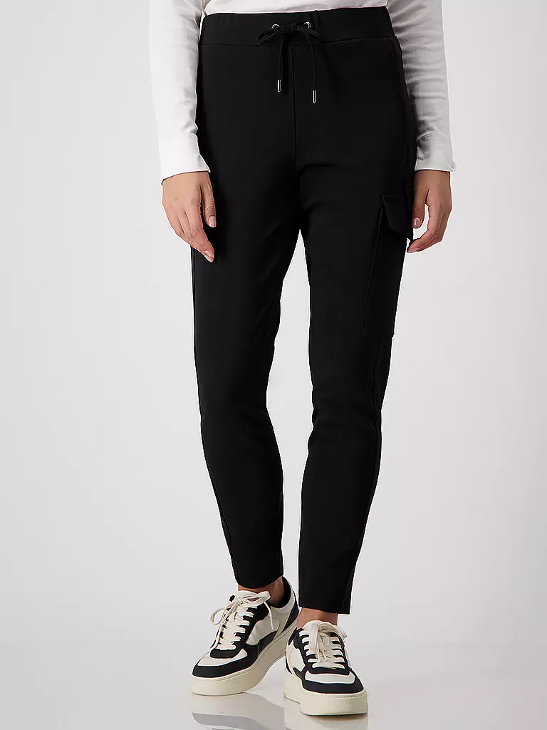 MONARI Cargohose schwarz