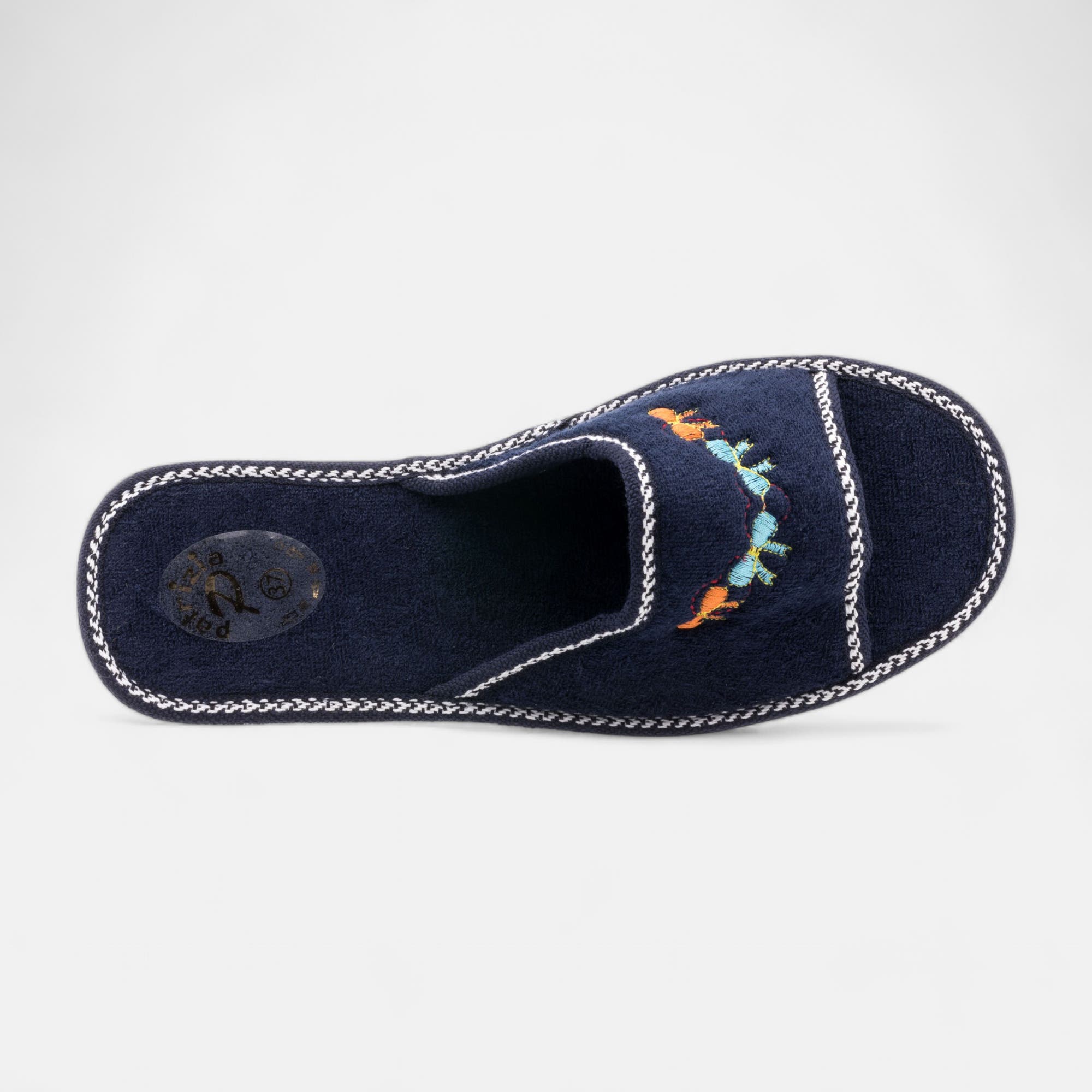 Pantoufles mules Femme bleu marine