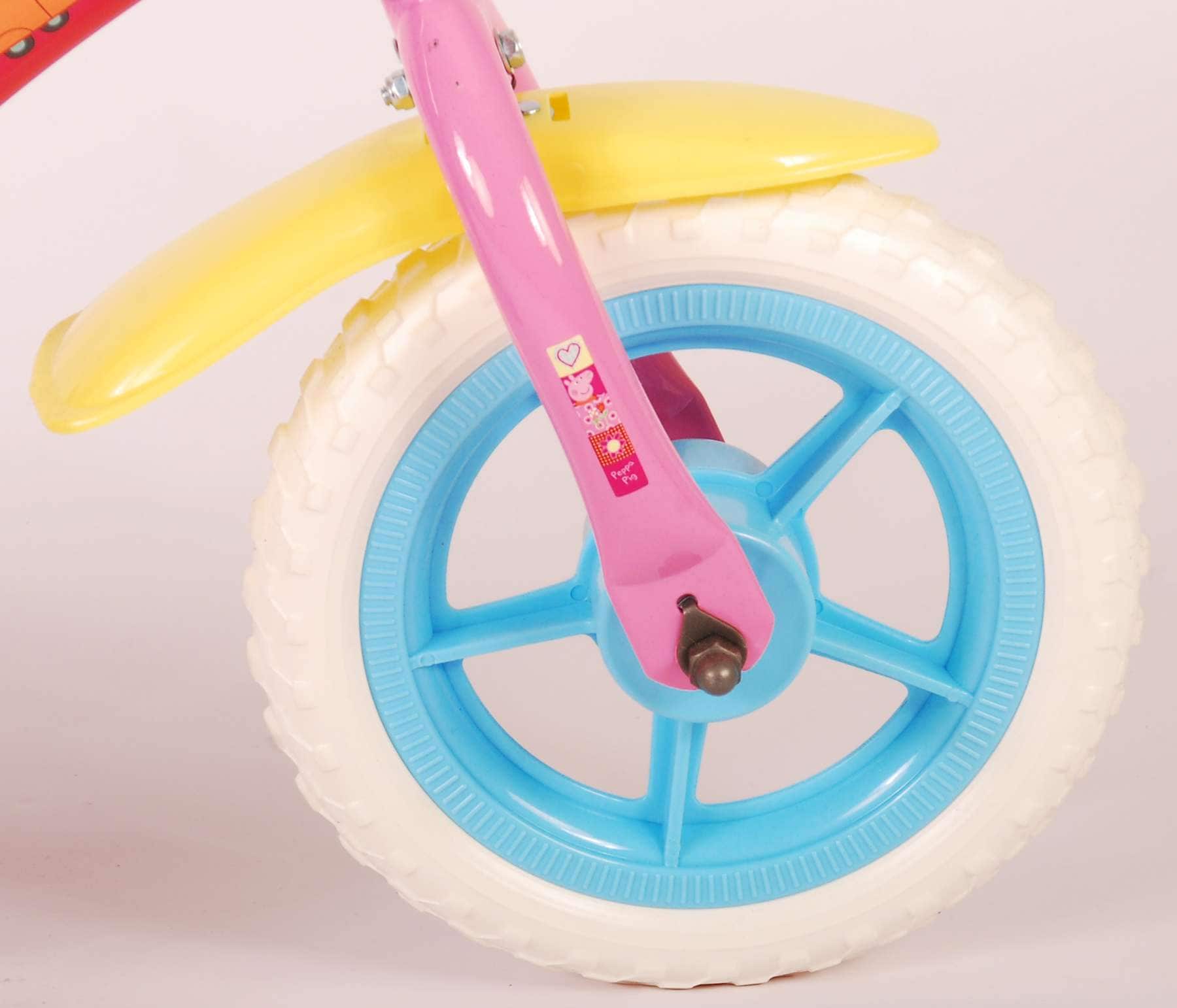 Kinderfahrrad Peppa Pig Fahrrad 10 Zoll Kinderrad in Pink / Blau