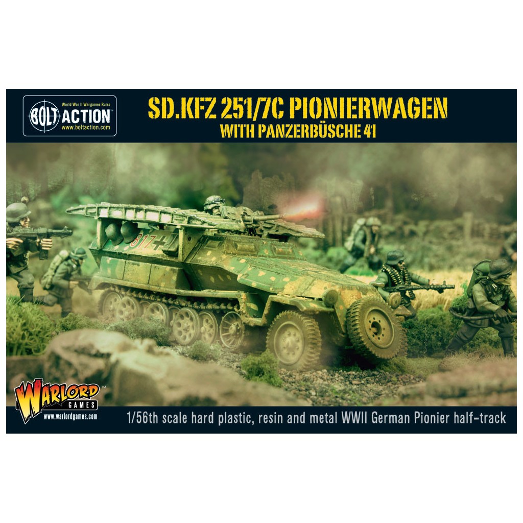 Bolt Action - German - Sd.Kfz 251/7C Pionierwagen with panzerbuchse 41