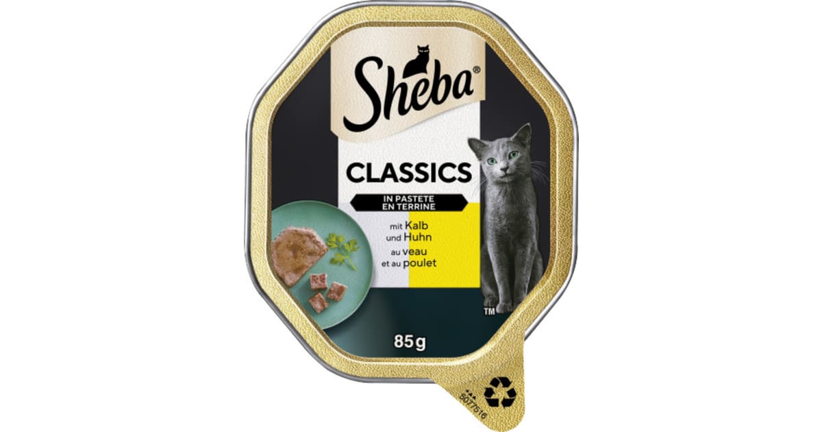 SHEBA Classics mit Kalb und Huhn