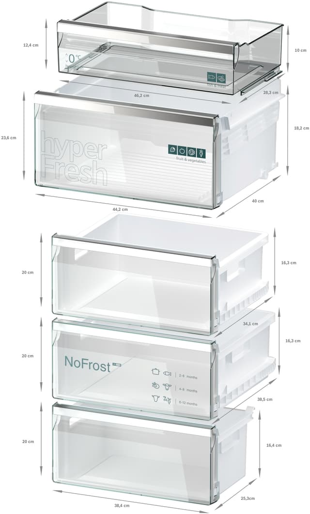 Siemens Kølefryseskab KG39N4X1F