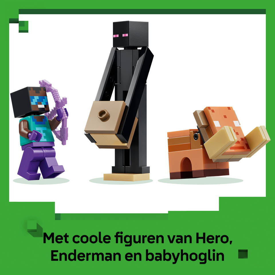 LEGO Minecraft Reis naar de Nether en het End-portaal 21584