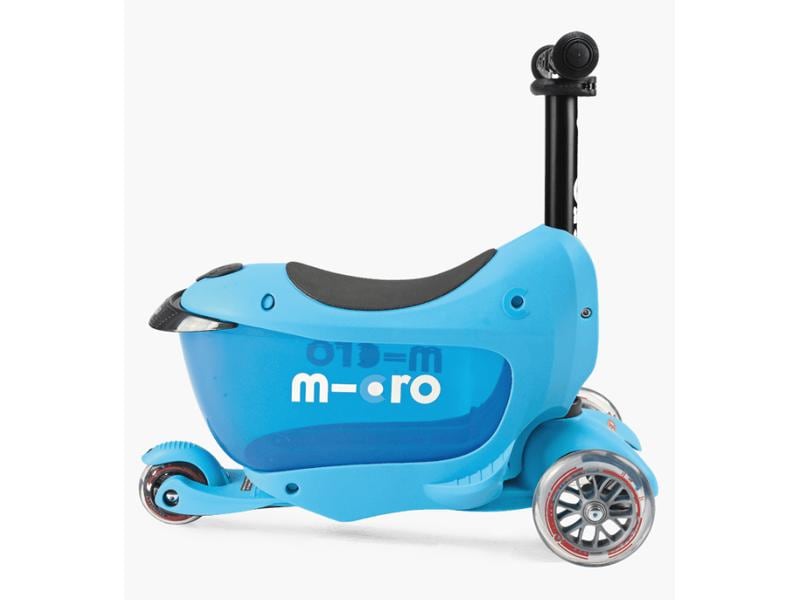 Micro Mobility Kickboard Mini2go Deluxe Plus Blue Scooter mit Sitz